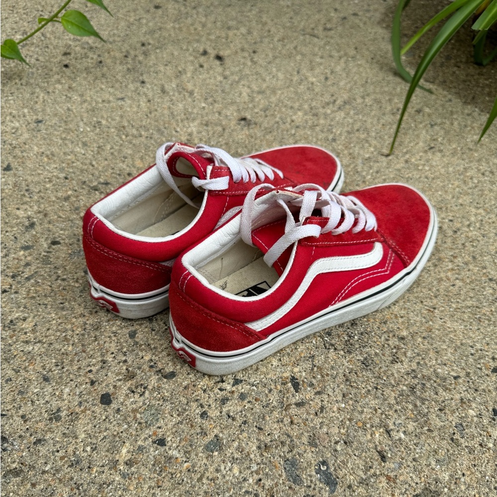 Red Old Skool Vans